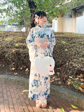 「アイテム（ハンドバッグ）」を使った、愛ゆえにさん（レディース・154cm・20代）の夏コーディネート