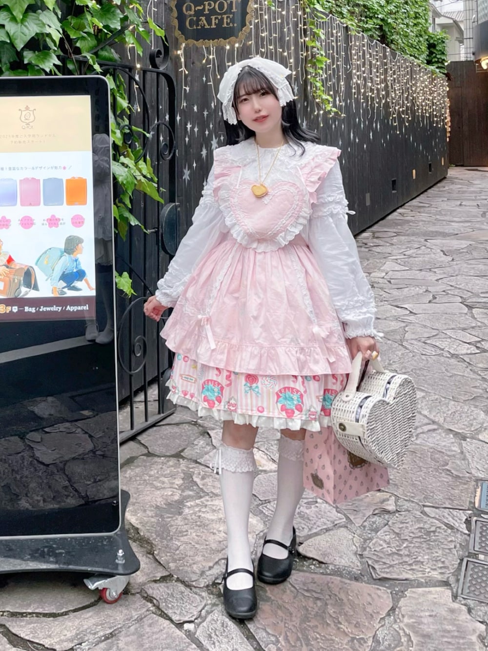 BABY Angelic Pretty ハートエプロン ピンク ロリータ BABY Angelic Pretty ハートエプロン ピンク ロリータ BABY