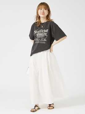 「Rouge vif（ルージュヴィフ）のアイテム（アクセサリー）」を使った、うっちーさん（骨格ストレート・レディース・157cm）の冬コーディネート