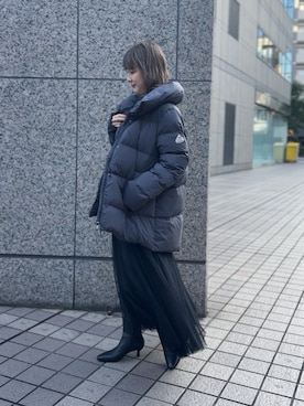 「Pyrenex（ピレネックス）のアイテム」を使った、うっちーさん（レディース・157cm）の秋コーディネート