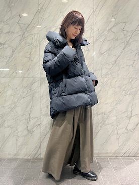 「Rouge vif（ルージュヴィフ）のアイテム」を使った、うっちーさん（レディース・157cm）の冬コーディネート