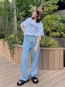 「Sympathy of Soul（シンパシーオブソウル）のアイテム（アクセサリー）」を使った、うっちーさん（レディース・157cm）の夏コーディネート