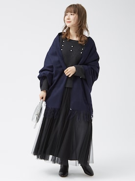 うっちーさん（レディース・157cm）の冬コーディネート