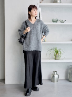 うっちーさん(レディース・157cm)の冬コーディネート