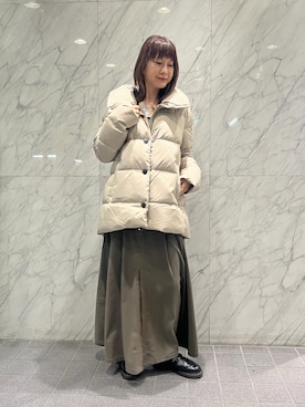 「Rouge vif（ルージュヴィフ）のアイテム」を使った、うっちーさん（レディース・157cm）の冬コーディネート