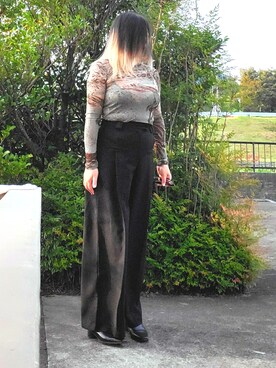 「LIAN」｜茶みこさん（レディース・165cm）の秋コーディネート