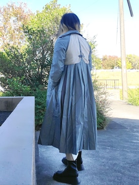 「JEANASIS（ジーナシス）のアイテム（スリッポン）」を使った、茶みこさん（レディース・165cm）の秋コーディネート