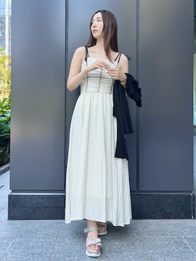 「WILLSELECTION（ウィルセレクション）のアイテム（ワンピース/ドレス）」を使った、WILLSELECTIONさん（レディース・161cm）の夏コーディネート