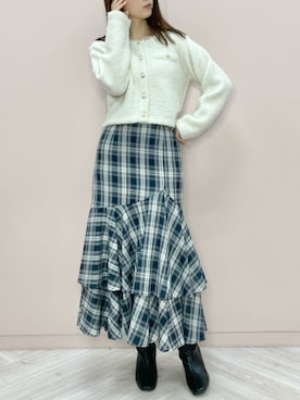 WILLSELECTION（ウィルセレクション）の「ドットフロッキースカート