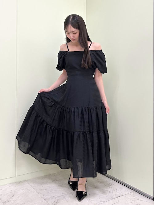 WILLSELECTION ワンピース バルーンスリーブティアード