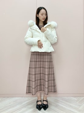 WILLSELECTION（ウィルセレクション）の「ドットフロッキースカート