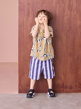 「アイテム（その他パンツ）」を使った、MARKEY'Sさん（キッズ・110cm）の夏コーディネート