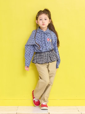「アイテム（ジャケット/アウター）」を使った、MARKEY'Sさん（キッズ・110cm）の秋コーディネート