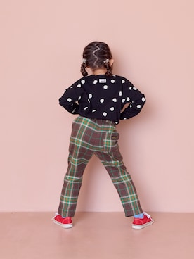 「アイテム（Tシャツ/カットソー）」を使った、MARKEY'Sさん（キッズ・110cm）の秋コーディネート