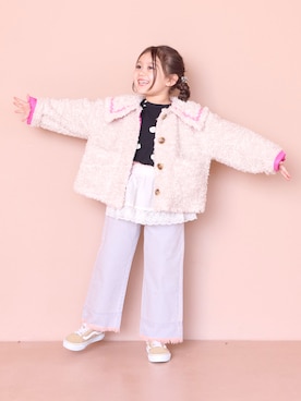 「アイテム（ジャケット/アウター）」を使った、MARKEY'Sさん（キッズ・110cm）の冬コーディネート