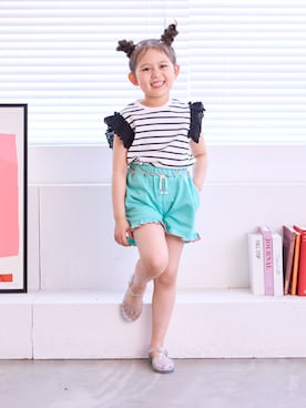 「Life Support Products（ライフサポートプロダクツ）のアイテム」を使った、MARKEY'Sさん（キッズ・110cm）の夏コーディネート