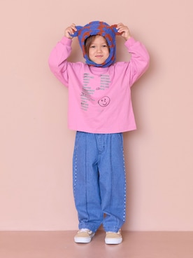 「アイテム（ニットキャップ/ビーニー）」を使った、MARKEY'Sさん（キッズ・110cm）の冬コーディネート