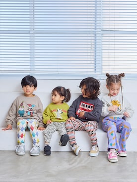 「アイテム（セットアップ）」を使った、MARKEY'Sさん（キッズ・110cm）の冬コーディネート