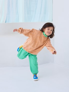 「アイテム（スウェット）」を使った、MARKEY'Sさん（キッズ・110cm）の秋コーディネート