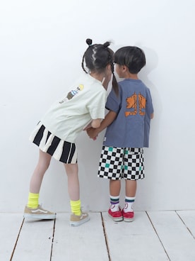 「アイテム（その他パンツ）」を使った、MARKEY'Sさん（キッズ・110cm）の夏コーディネート