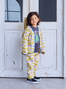 「アイテム（ブルゾン）」を使った、MARKEY'Sさん（キッズ・110cm）の冬コーディネート