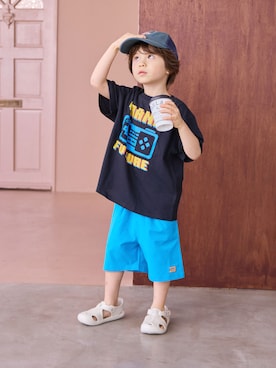 「アイテム（サンダル）」を使った、MARKEY'Sさん（キッズ・110cm）の夏コーディネート