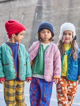 「アイテム（ブルゾン）」を使った、MARKEY'Sさん（キッズ・110cm）の冬コーディネート