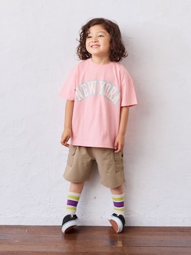 「アイテム（その他パンツ）」を使った、MARKEY'Sさん（キッズ・110cm）の夏コーディネート