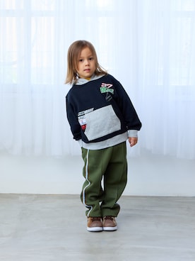 「アイテム（スウェット）」を使った、MARKEY'Sさん（キッズ・110cm）の秋コーディネート