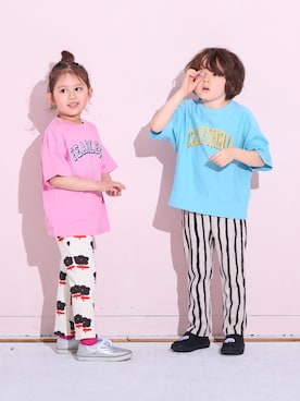 「アイテム（スリッポン）」を使った、MARKEY'Sさん（キッズ・110cm）の夏コーディネート