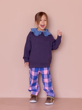 「アイテム（シャツ/ブラウス）」を使った、MARKEY'Sさん（キッズ・110cm）の冬コーディネート