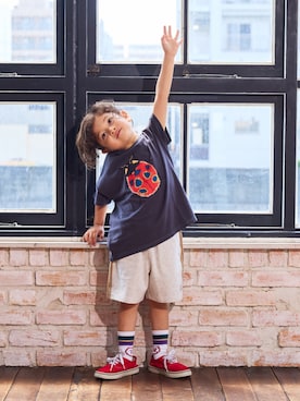 「Life Support Products（ライフサポートプロダクツ）のアイテム」を使った、MARKEY'Sさん（キッズ・110cm）の夏コーディネート