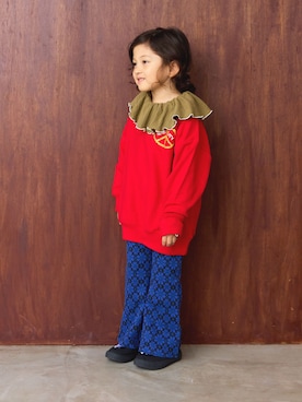 「アイテム（スウェット）」を使った、MARKEY'Sさん（キッズ・110cm）の冬コーディネート