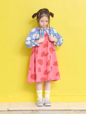 「アイテム（ワンピース/ドレス）」を使った、MARKEY'Sさん（キッズ・110cm）の冬コーディネート