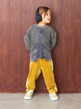 「アイテム（スウェットパンツ）」を使った、MARKEY'Sさん（キッズ・110cm）の冬コーディネート