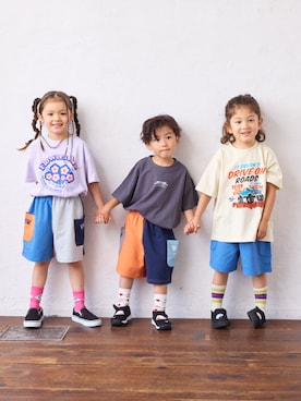 「アイテム（ブラック系）」を使った、MARKEY'Sさん（キッズ・110cm）の夏コーディネート