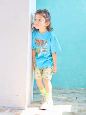 「Life Support Products（ライフサポートプロダクツ）のアイテム」を使った、MARKEY'Sさん（キッズ・110cm）の夏コーディネート