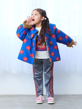 「アイテム（ブルゾン）」を使った、MARKEY'Sさん（キッズ・110cm）の冬コーディネート