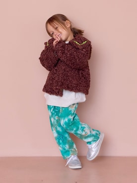 「アイテム（ブルゾン）」を使った、MARKEY'Sさん（キッズ・110cm）の冬コーディネート