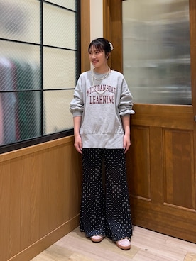 「アイテム（ネックレス）」を使った、yukinoさん（レディース・155cm）の秋コーディネート