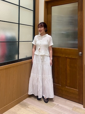 「CIAOPANIC TYPY（チャオパニックティピー）のアイテム」を使った、yukinoさん（骨格ウェーブ・レディース・155cm）の夏コーディネート