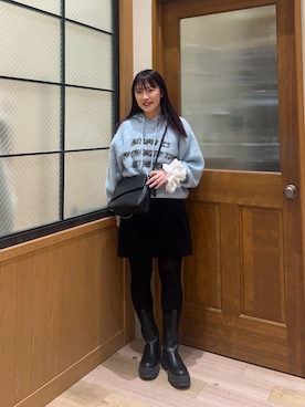 「スカートコーデ」｜yukinoさん（レディース・155cm）の冬コーディネート