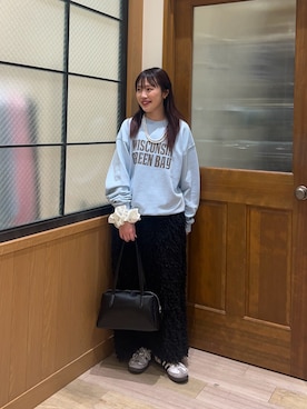 「アイテム（ヘアアクセサリー）」を使った、yukinoさん（レディース・155cm・20代）の冬コーディネート