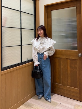 「HELLO.SANFRANCISCO（ハローサンフランシスコ）のアイテム」を使った、yukinoさん（骨格ウェーブ・レディース・155cm）の春コーディネート