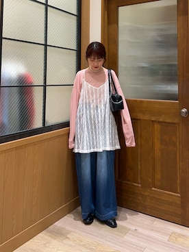 「アイテム（キャミソール）」を使った、yukinoさん（レディース・155cm）の夏コーディネート