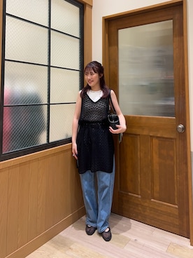 「CIAOPANIC TYPY（チャオパニックティピー）のアイテム」を使った、yukinoさん（レディース・155cm）の夏コーディネート