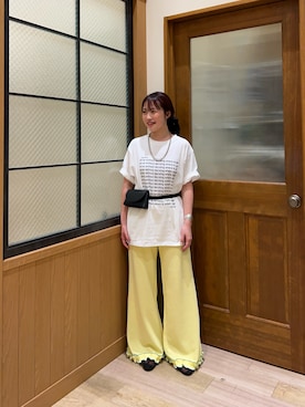 「アイテム（パンプス）」を使った、yukinoさん（レディース・155cm）の夏コーディネート