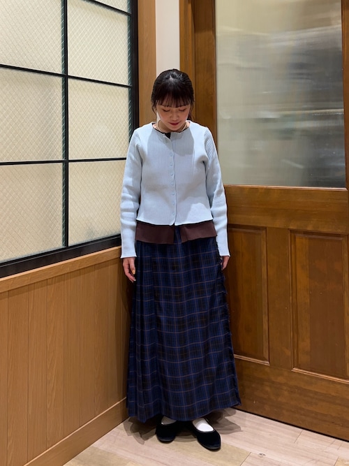 セール】【GEVACO】チェックサイドベルトスカート（スカート）｜GEVACO