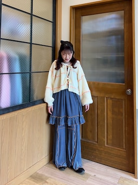 「ニット/セーター」｜「アイテム（ワンピース/ドレス）」を使った、yukinoさん（レディース・155cm）の秋コーディネート