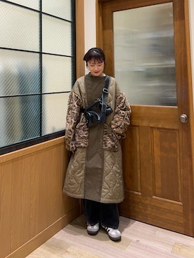 「アイテム（モッズコート）」を使った、yukinoさん（レディース・155cm・20代）の秋コーディネート